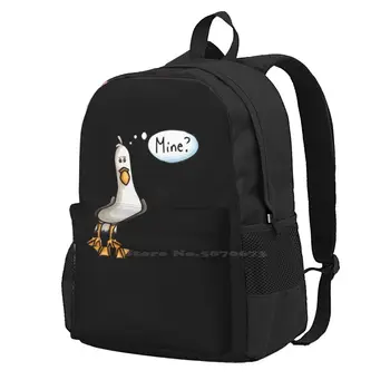 Bebek Mine Школьные сумки Рюкзак для ноутбука Рыба Океан Pixar Милый Смешной Просто продолжайте плавать Фильм Сквирт Морская цитата В тренде