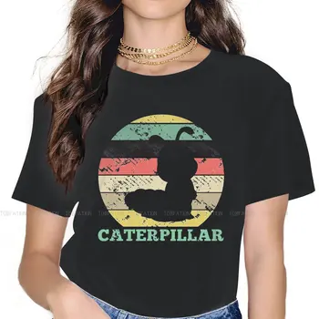 Caterpillar Fashion TShirts Ace of Diamond смех и веселая женщина Графическая футболка 5XL с круглым вырезом
