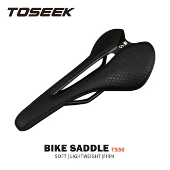 TOSEEK Сверхлегкая дышащая удобная подушка Узкое и маленькое седло Рекомендуется для женских компонентов деталей велосипеда