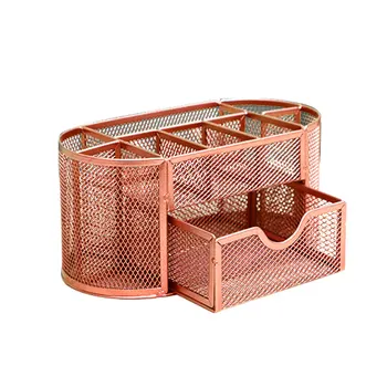 Настольный органайзер с антикоррозийным покрытием Rosegold - Компактные ящики для ящиков Вертикальное использование пространства