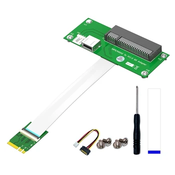Слот Mini PCIE на PCIExpress 4-контактный адаптер питания с портом USB2.0 Удлинительный кабель Горизонтальный M76A