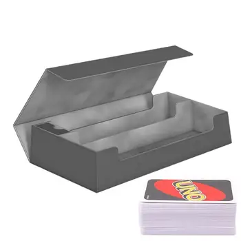 Органайзер для коллекционных карточек Коробка для хранения карт из магнитного картона для коллекционных карточек стандартного размера Спортивная карта из искусственной кожи
