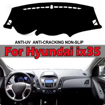  Коврик для приборной панели автомобиля для Hyundai ix35 Tucson 2010 2011 2012 2013 2014 2015 Dashmat Pad Противоскользящий коврик ANti-UV