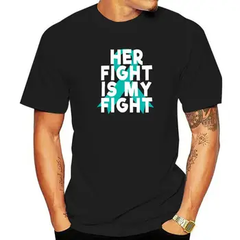 Футболка с информацией о сексуальном насилии Her Fight Is My Fight Футболка Футболки Последняя мужская футболка из хлопка, напечатанная на 3D-принтере