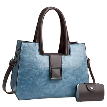 2023 Новый винтажный набор из двух частей Женская сумка высокой емкости Высококачественная роскошная женская сумка