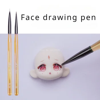 Fine / Очень Fine Face Outline Painting Pen DIY Полимерная глина для мультяшных персонажей Лицо Контур Выражение Живопись Макияж Инструмент