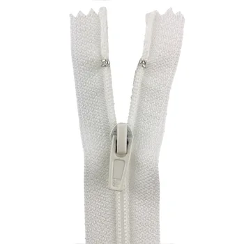 50 шт./пакет 44,5 см / 59,5 см Белые молнии DIY Нейлоновая спиральная молния для шитья аксессуаров для одежды