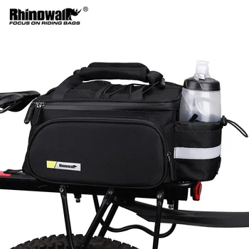 Rhinowalk Сумка-переноска для велосипедов MTB Велосипедная сумка Багажник Сумка Багажник Велоспорт Многофункциональная дорожная сумка большой емкости с чехлом от дождя