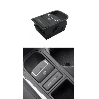 Черный переключатель ручного тормоза Стояночный автоматический переключатель ручного тормоза для VW Tiguan 2008 2010 2012 2015 2017 Sharan для аксессуаров для сидений