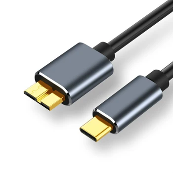 0,5 / 1 / 1,5 / 2 М 5 Гбит/с USB Type C - Micro B 3.0 Соединительный кабель Внешний жесткий диск Кабель для жесткого диска