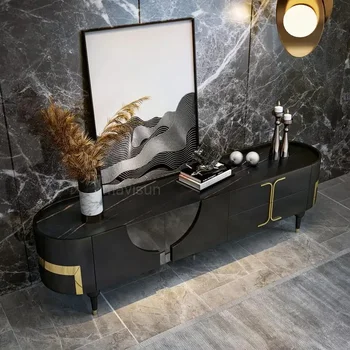  итальянская мягкая роскошная подставка под телевизор современная минималистичная вилла гостиная каменная плита напольный шкаф высококачественные декоративные шкафы для хранения